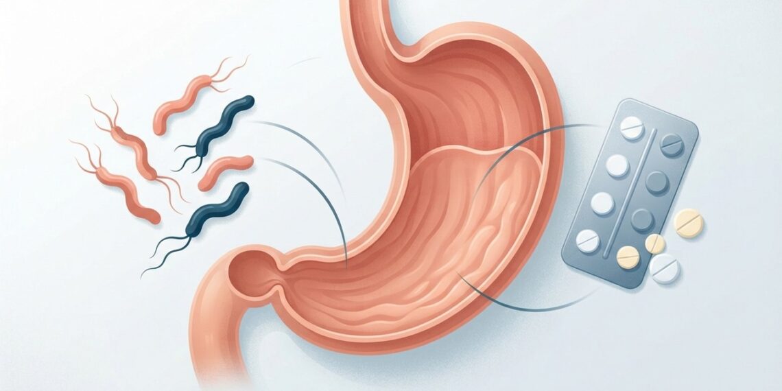 H. pylori, uso frequente de anti-inflamatórios e tabagismo contribuem para a úlcera no estômago