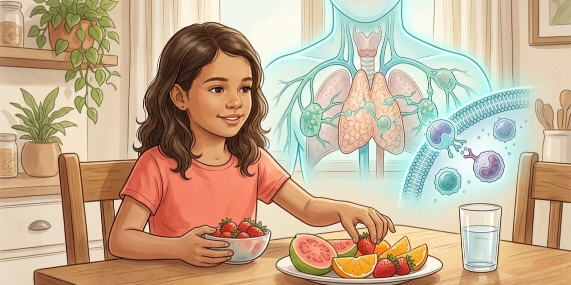 A vitamina que fortalece a imunidade da criançada no dia a dia