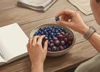 Mirtilos e uvas oferecem antioxidantes, mas fibras, porções e consumo inteiro influenciam a glicose.
