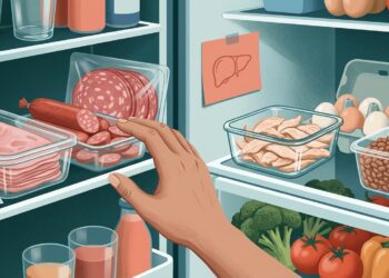 Quais são os impactos do consumo de presunto, calabresa e outras carnes processadas em pessoas com fígado gorduroso