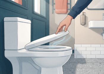 Abaixar a tampa do vaso antes de dar descarga: qual a função e por que especialistas em higiene orientam