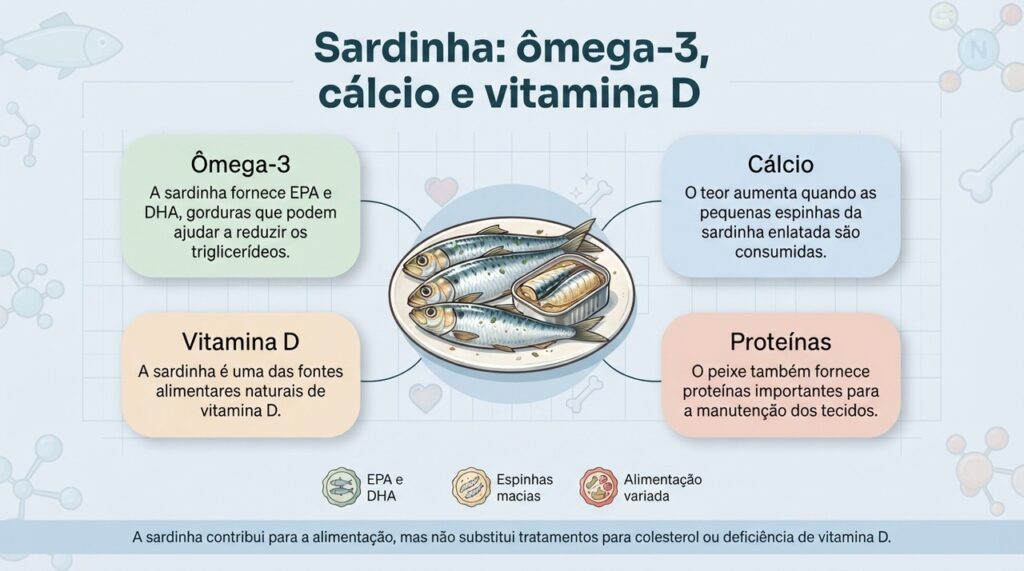 O peixe barato rico em ômega-3 que faz bem ao coração, fornece cálcio e contém vitamina D