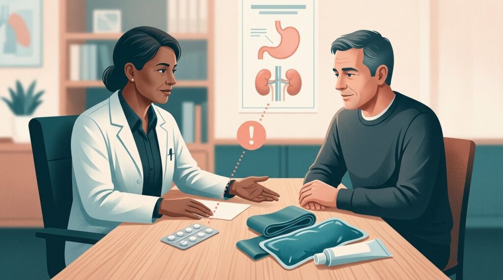Analgésicos, fisioterapia e tratamentos locais podem ter papéis diferentes conforme a origem da dor.