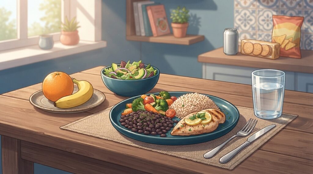 O foco deve estar no padrão alimentar e em mudanças graduais, não em dietas restritivas ou alimentos milagrosos.