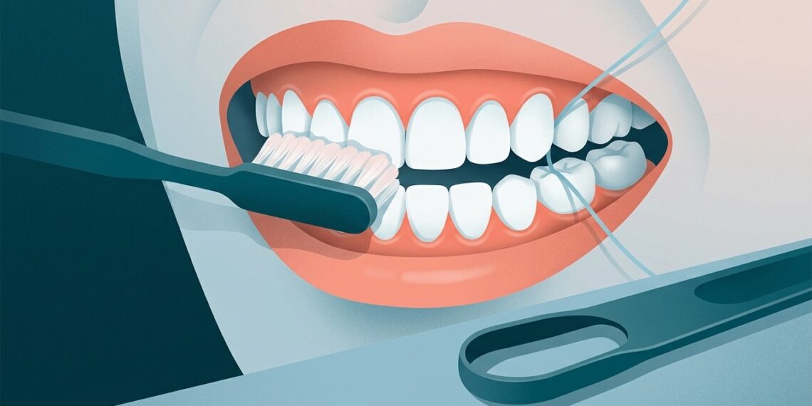 Muitos se preocupam só em escovar os dentes para a saúde bucal, mas o fio dental e a limpeza da língua também protegem as gengivas