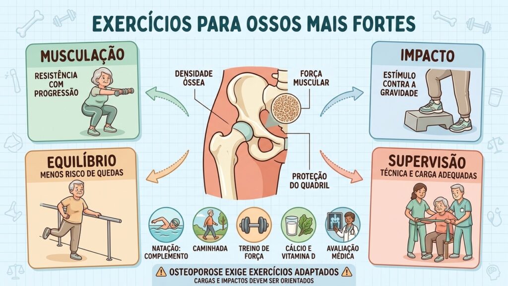O exercício que ajuda a preservar a massa óssea com o passar dos anos