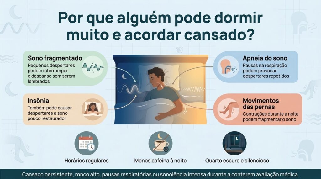 A qualidade e a continuidade do sono podem importar tanto quanto o número de horas dormidas.