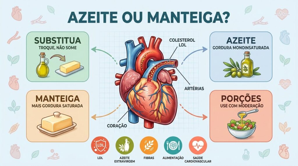 Entenda como a substituição das gorduras ajuda a proteger a saúde cardiovascular.