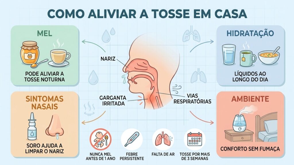 Remédios caseiros para tosse que podem aliviar os sintomas