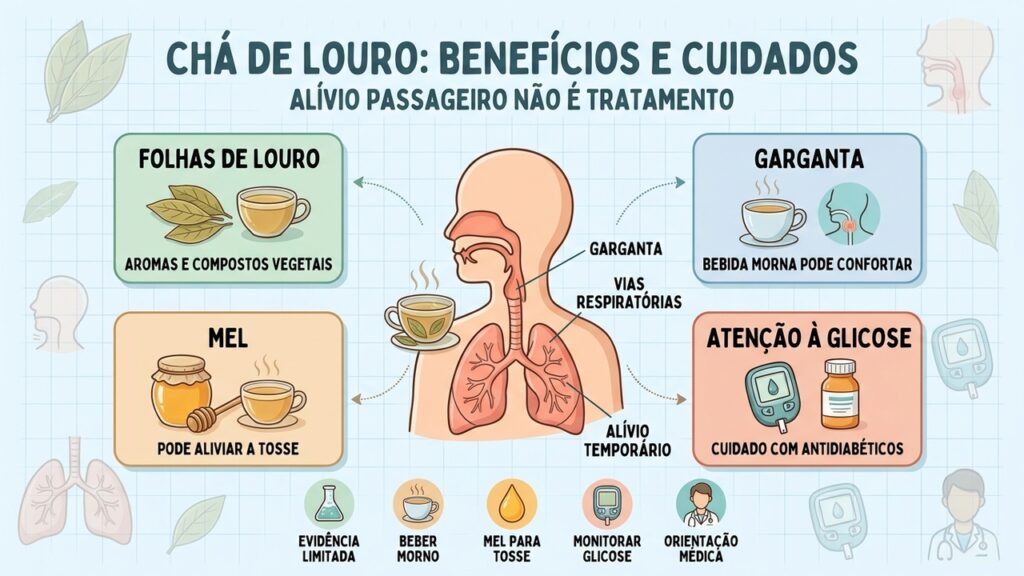 Louro, mel, hidratação e atenção à glicose: conheça os cuidados e os limites da evidência.