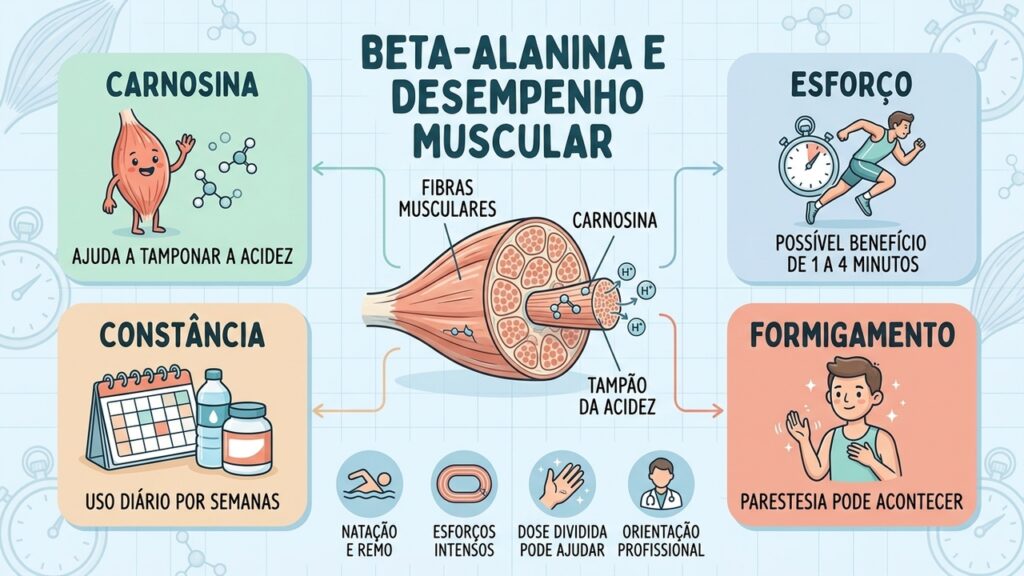 Beta-alanina pode melhorar o desempenho e poucos sabem como