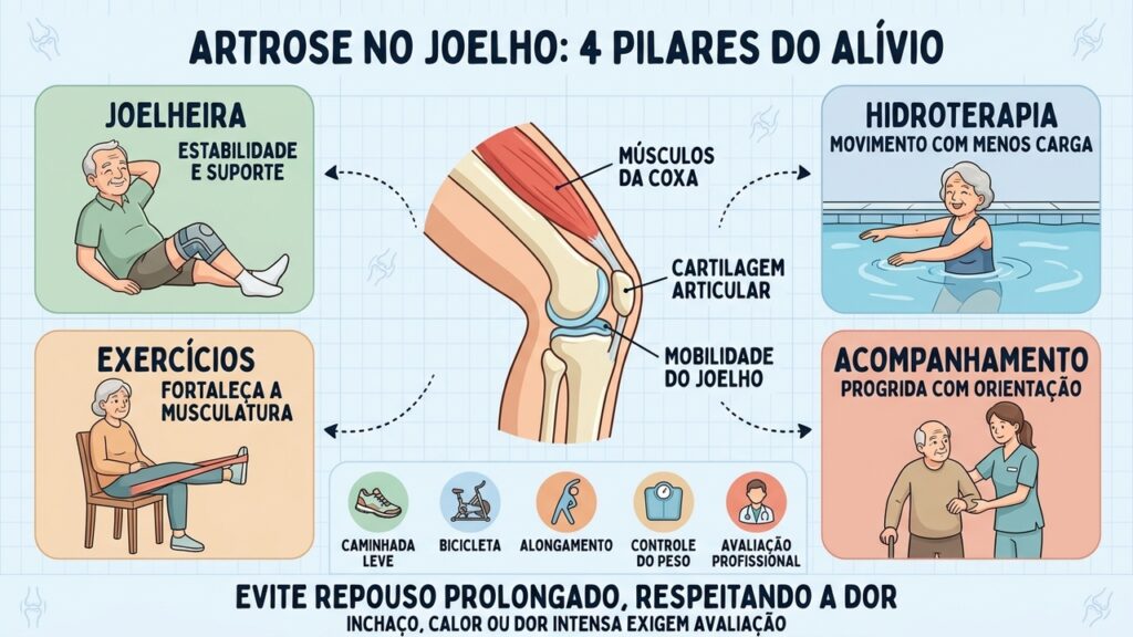 Osteoartrite no joelho tem uma alternativa que chama atenção em pesquisa