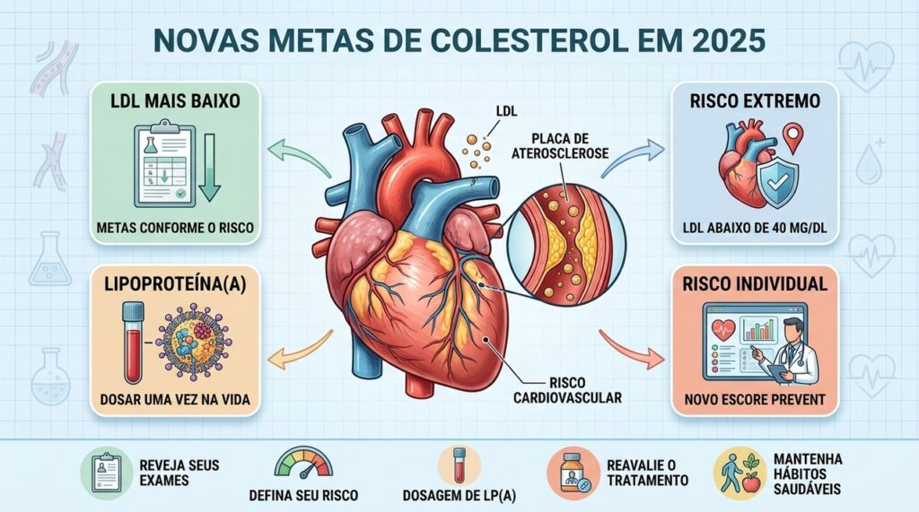 LDL, lipoproteína(a) e risco individual ganham novos parâmetros na prevenção cardiovascular.