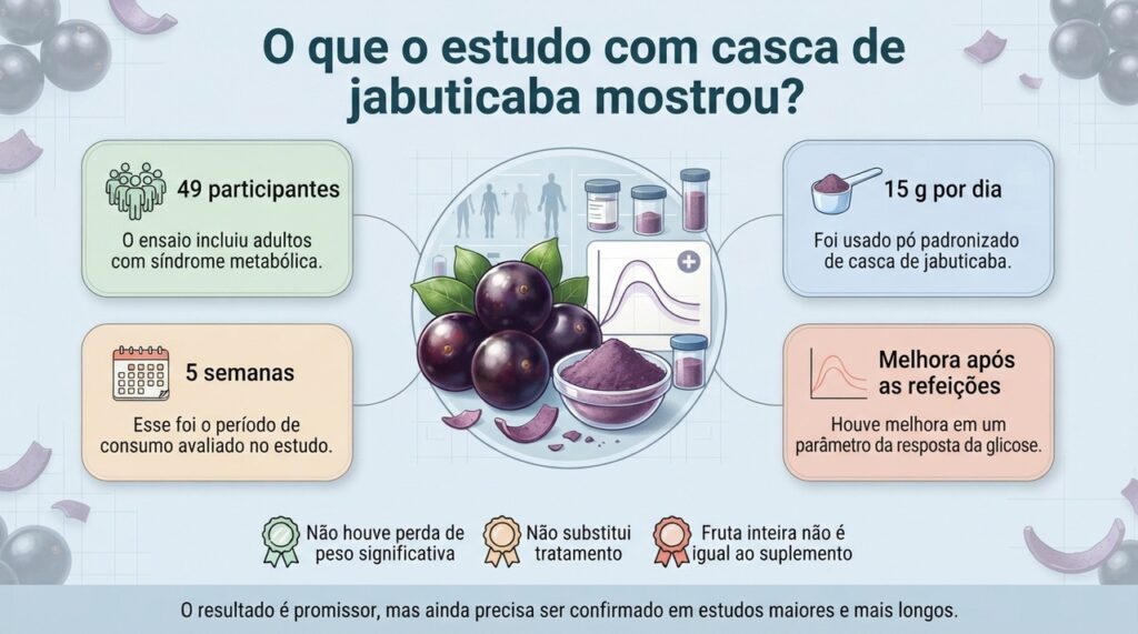 O ensaio encontrou melhora em um marcador da glicose pós-refeição, mas não demonstrou que a casca trate diabetes.