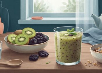 Kiwi e ameixa batidos: qual a vantagem e por que ajudam o intestino preso