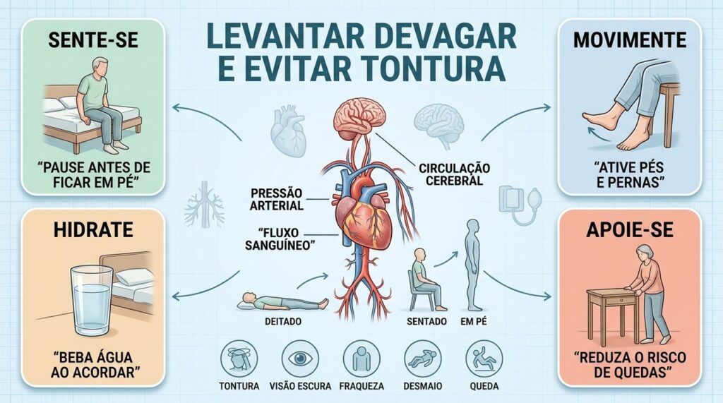 Tontura, visão escurecida e desmaios frequentes exigem investigação médica para identificar a causa.