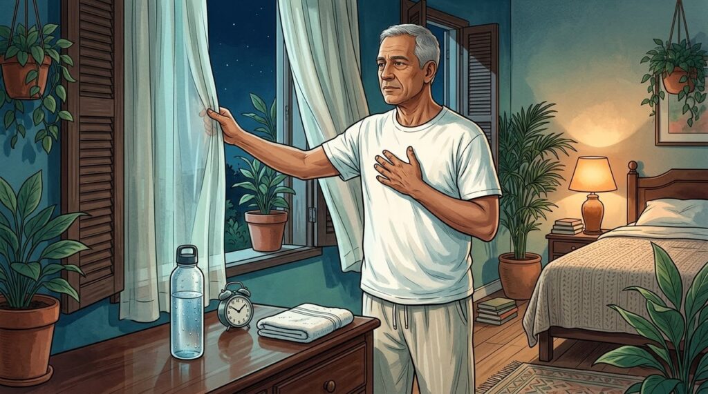 Ventilar o quarto ajuda o corpo a desacelerar antes de dormir.
