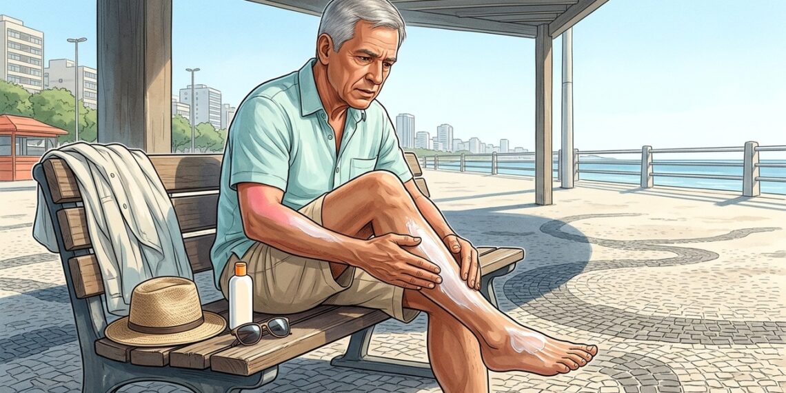 Protetor solar no corpo: o que realmente muda quando a aplicação é insuficiente