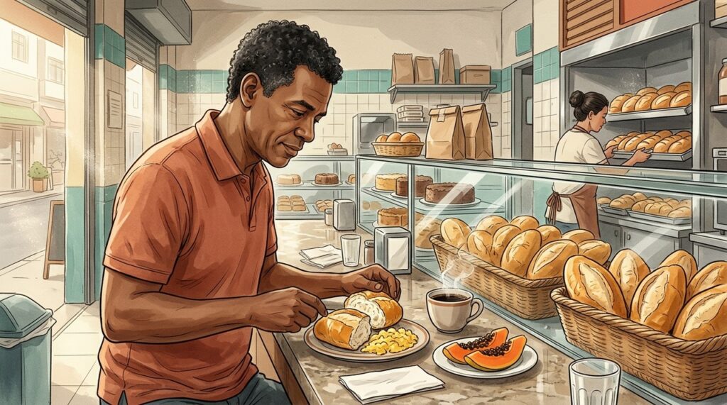 Variar o café da manhã aumenta fibras sem exigir a exclusão completa do pão.