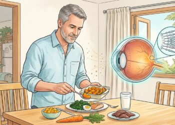 Quais alimentos fornecem vitamina A para os olhos