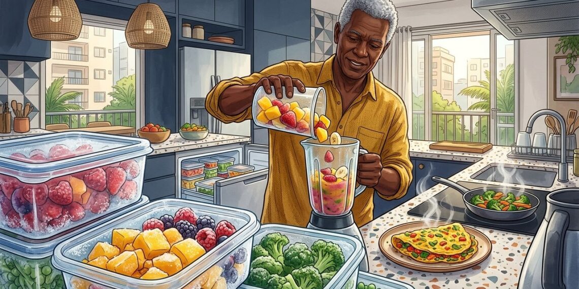 Congelar frutas e legumes maduros evita desperdício e preserva boa parte dos nutrientes
