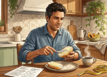 Pão branco com manteiga no café da manhã pode favorecer o acúmulo de gordura no fígado