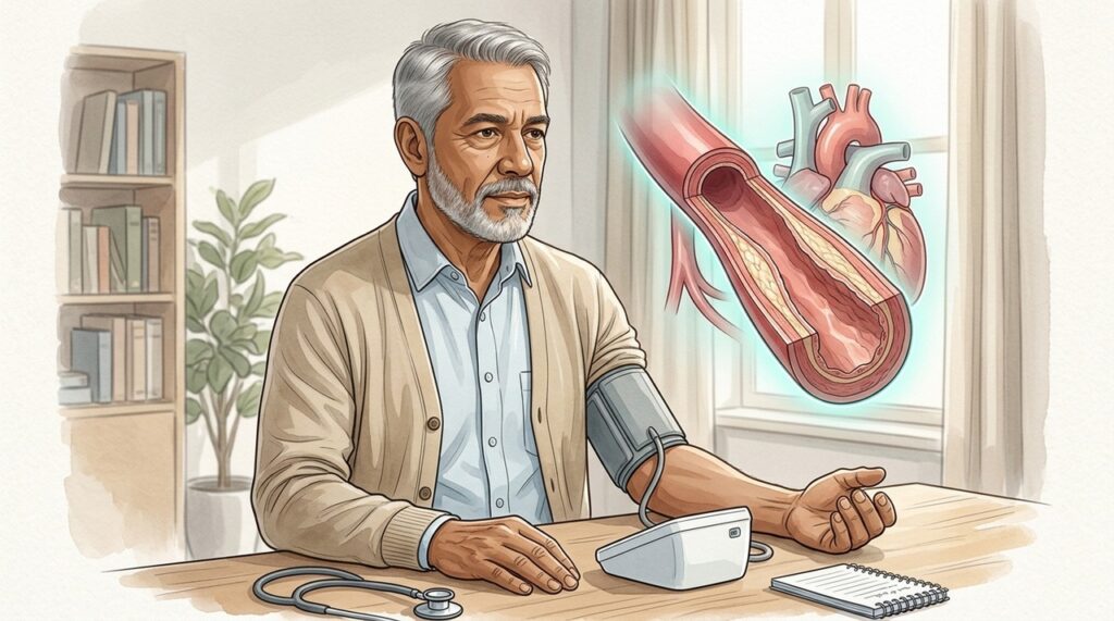 Medir a pressão regularmente ajuda a identificar alterações antes que o dano vascular avance.