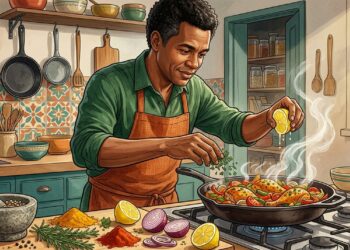 Temperar com ervas e especiarias reduz a necessidade de sal sem sacrificar o sabor