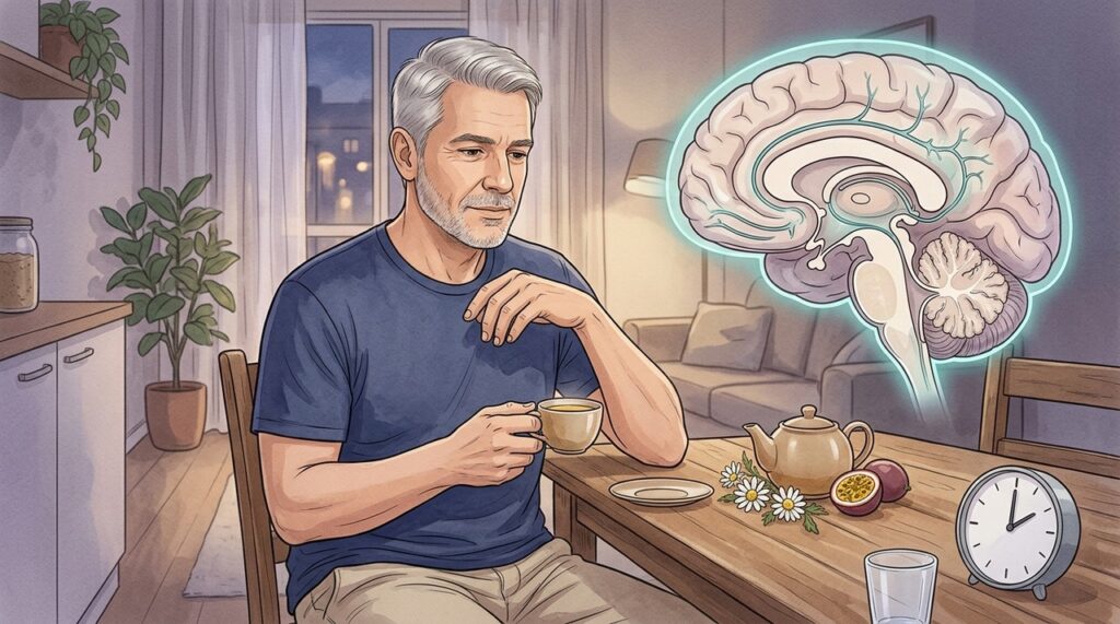 O momento do chá importa para relaxar sem aumentar despertares durante a noite.