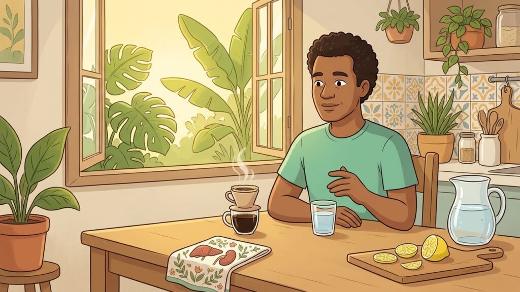 A bebida matinal que ajuda a hidratar e cuidar do fígado