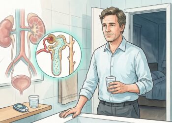 Por que a glicose alta faz a pessoa urinar mais, inclusive à noite