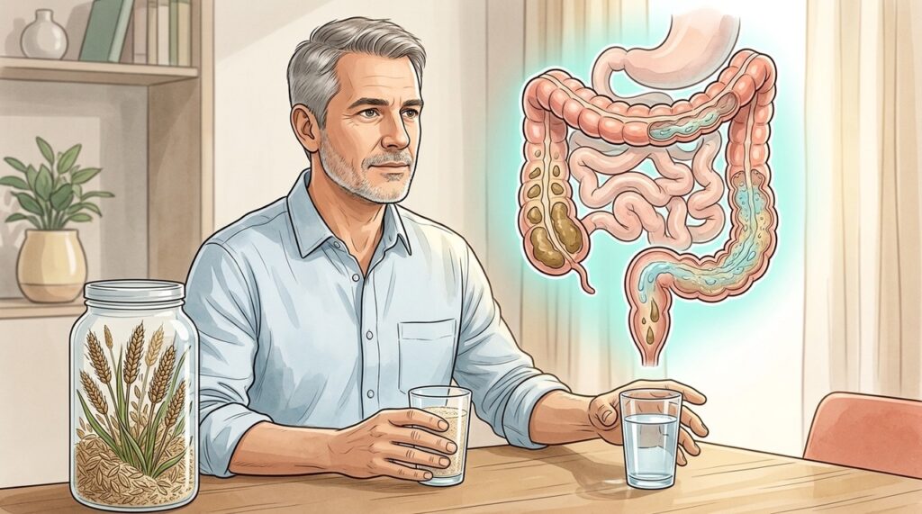 O psyllium pode ajudar a equilibrar a consistência das fezes em diferentes situações.