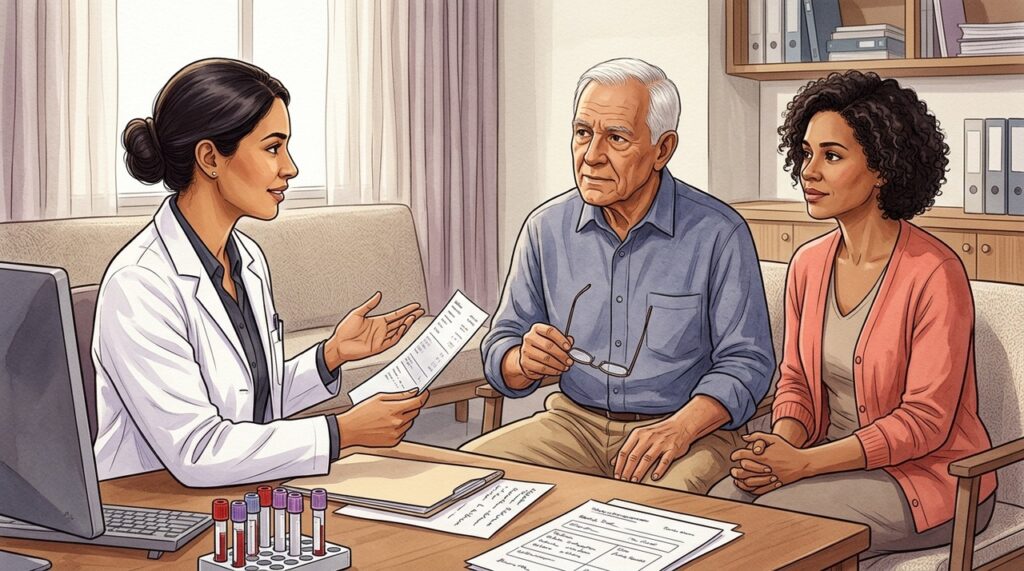 Avaliação clínica e exames ajudam a investigar causas tratáveis de alterações cognitivas.