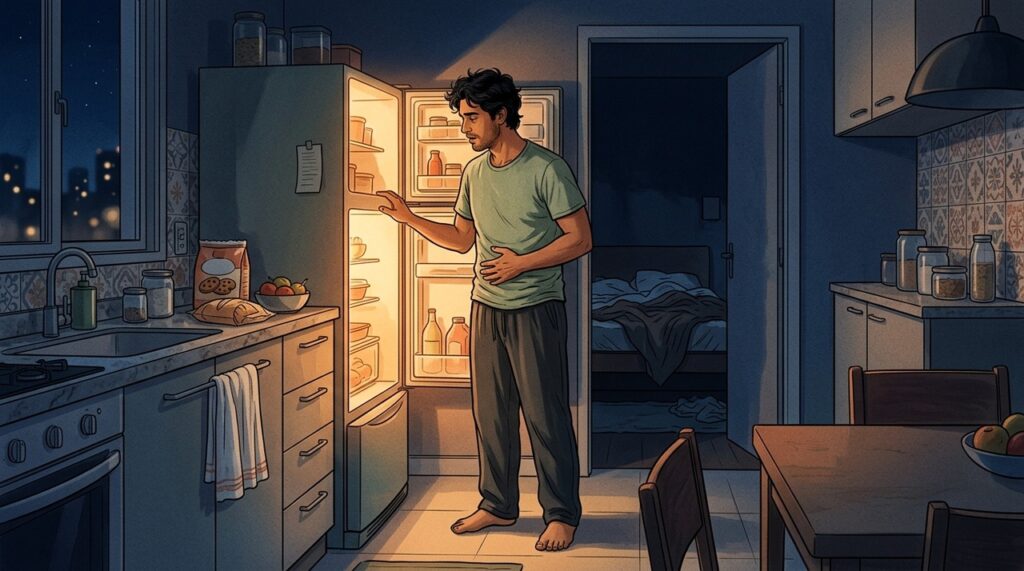 Jantar pouco demais pode provocar fome noturna e interromper o sono.