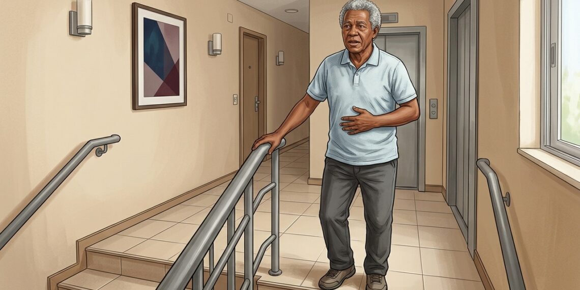 Sentir falta de ar ao subir escadas é normal depois dos 60?