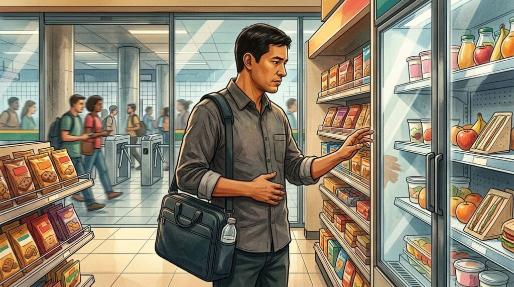 Fome pouco depois de comer pode refletir uma refeição que sustenta pouco.