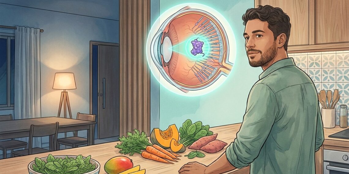 A vitamina A ajuda a enxergar no escuro e sustenta a retina