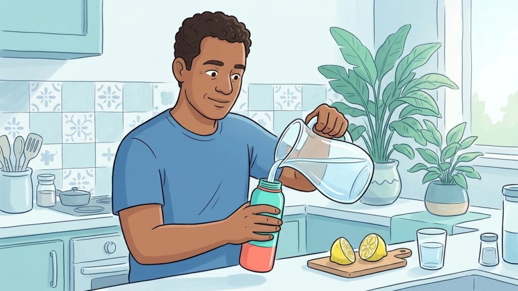Hidratação constante ajuda a diluir a urina, mas prevenir cálculos renais pode exigir outros cuidados.