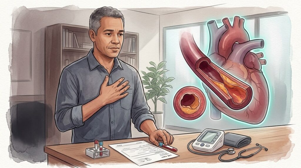 O lipidograma revela alterações que não podem ser percebidas apenas pela ausência de sintomas.