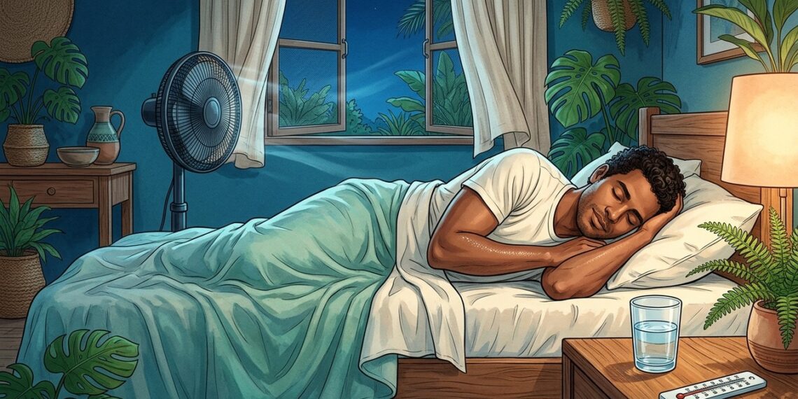 Dormir com ventilador ligado pode ajudar no calor, mas a direção do vento importa