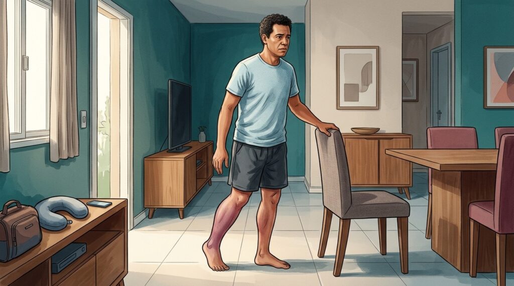 Dor, inchaço e calor unilateral estão entre os principais alertas de trombose.