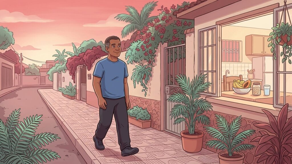 Uma caminhada após o jantar ajuda a construir uma rotina favorável ao coração e ao colesterol.