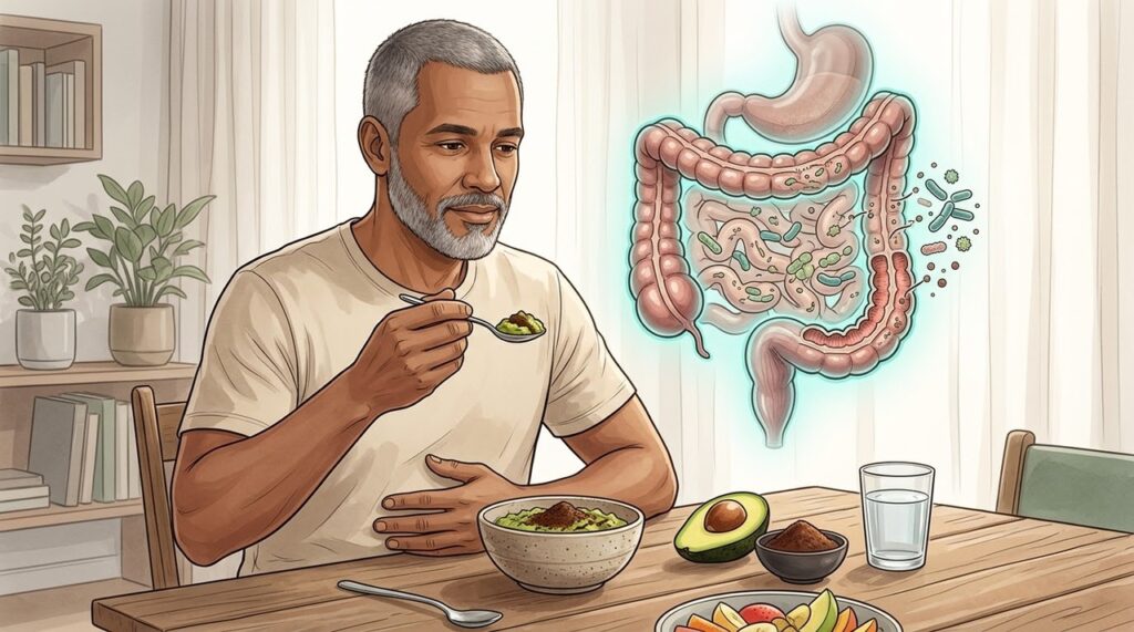 A combinação une gorduras boas, fibras e compostos associados ao equilíbrio intestinal.