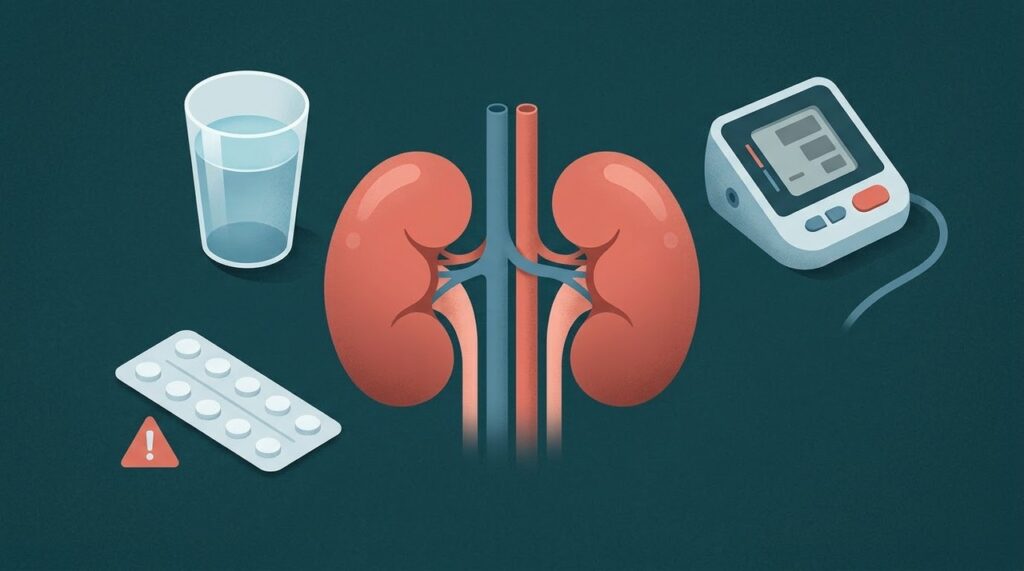 Proteger os rins também envolve evitar o uso inadequado de medicamentos que podem sobrecarregar a função renal.
