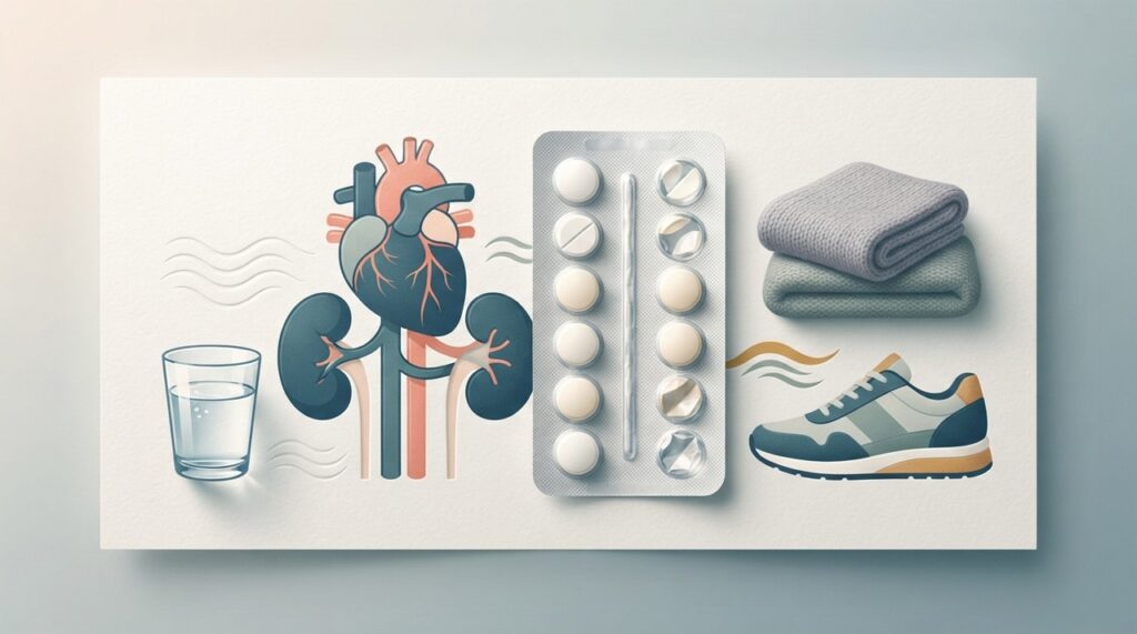 Anti-inflamatórios podem favorecer retenção de líquidos e afetar os rins, por isso devem ser discutidos com o médico.