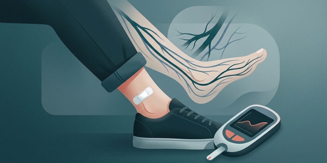 Feridas que demoram a cicatrizar podem ser um sinal esquecido de glicose alta