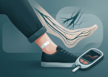 Feridas que demoram a cicatrizar podem ser um sinal esquecido de glicose alta