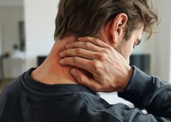 Rigidez no pescoço pode ser sinal de uma inflamação grave