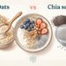Aveia ou chia no café da manhã: qual faz mais sentido para o intestino, a saciedade e o controle da glicose?