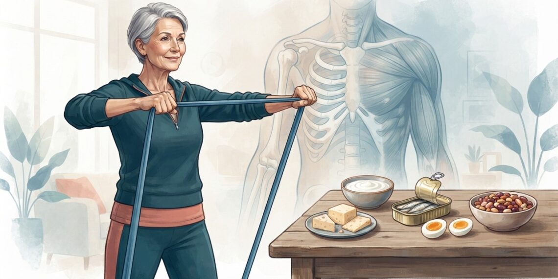 5 alimentos que contribuem para ossos e músculos fortes depois dos 60, e formas simples de consumir
